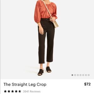 Everlane straight leg crop